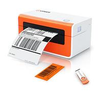 K COMER Thermal Label Printer 150mm/s- Desktop 4x6 Commercial Direct Thermal Shipping Label Printer for Barcodes UPS FedEx Amazon Ebay Shopify Etsy on Windows/Mac (CX418 Label Printer)