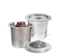 K Cup Reusable Coffee Pods for K e u r i g: Stainless Steel Refillable K Cup - Reusable Coffee Filter for K e u r i g 1.0 Coffee Maker, Permanent, Eco-Friendly, BPA-Free (K Cups 1.0 x2)