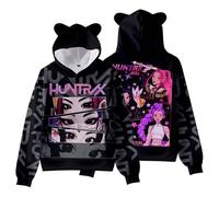 K_ D H Hoodie Anime Print Hooded Sweatshirt Hoodies Girls Vintage Y2k Oversized Fashion Boys Long Sleeve Hooded Sweatshirt
