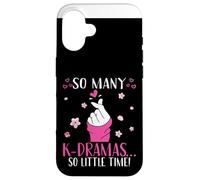 K Drama So Many K-Dramas So Little Time Korean Drama Case for iPhone 16