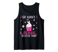K Drama So Many K-Dramas So Little Time Korean Drama Tank Top