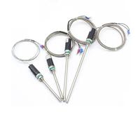 K/E Type Thermocouple Temperature Rod PT100 Sensor Platinum Thermal Resistance M12 Oven Control 1Pcs(K 2M,100mm)