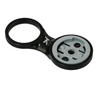K-Edge Unisex - Adult Wahoo Bike Mounts & Adaptors, Black Anodize, One Size | Wahoo Stem Mount With 1-1/8-Inch Fit, CNC Aluminum Construction, Secure Co-Polymer Interface, And Lightweight 21g Design.