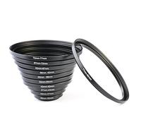 K&F CONCEPT 11PCS Metal Lens Step UP Rings Filter Adapters