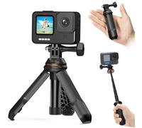 K&F Concept 33.5cm/13.2" Mini Tripod Selfie Stick for Action Camera, Compatible with GoPro Hero 13/12/11/10/9/8/Max, DJI Osmo Action 5/4/3/2/1/Pocket 3, Insta360 One R/RS & Other Action Cameras