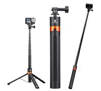 K&F CONCEPT 142cm/55.9" Telescopic Selfie Stick Tripod for Action Camera