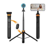 K&F CONCEPT 162cm/63'' Tripod for iPhone with Remote Control Black