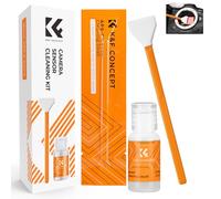 K&F CONCEPT 16mm APS-C Sensor Cleaning Swab*6 + 20ml Sensor Screen Cleaner DSLR SLR Digital Camera Sensor Cleaning Swab for Reflex and Mirrorless Digital Camera CCD and CMOS Sensors