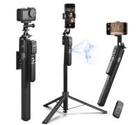 K&F CONCEPT 180 cm Face Tracking Tripod for iPhone/Android, 360 Rotation Mobile Phone Tripod with Remote, Phone Selfie Stick for Smartphone, iPhone Stand for Filming Video, Vlog Recording
