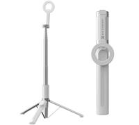 K&F CONCEPT 180cm/71 inch Mag-safe Tripod Lightweight Selfie Stick - White