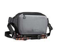 K&F CONCEPT 2 in 1 Camera Sling Bag Everyday Shoulder Bag | Multifunction Photography Crossbody Camera DSLR Backpack Portable Bag Compatible for Canon/Nikon/Sony/DJI/Vlog, Gray BS01