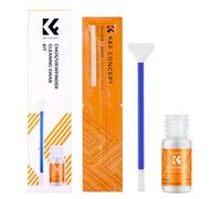 K&F CONCEPT 2 in 1 Cleaning Swab Kits, Viewfinder Cleaning Rod 24mm Full Frame Sensor Cleaning Swab + 20ml Cleaning Liquid Kits for Viewfinder and Digital Camera CCD and CMOS Sensors(5 PCS)