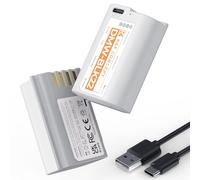 K&F CONCEPT 2 Pack DMW-BLK22 USB-C Battery Compatible with Panasonic Lumix S9 S5 S5 II GH5 DC-S5 IIX GH7 GH5 II GH6 S5II S5IIX S5M2 S5M2X GH5M2, Fast Charging Camera Batteries