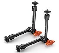 K&F CONCEPT 2 PCS 9.8" Magic Arm with 1/4" Screw, 360° Ball Heads Articulating Camera Arm for DSLR Action Cam Monitor Tripod, Camera Mount Compatible with Osmo Pocket 3/ Action 6 GoPro Hero Insta360