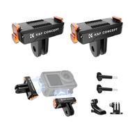 K&F CONCEPT 2 PCS Magnetic Quick Release Adapter Mount for DJI Osmo Action | Plastic Extension Base Bracket with 1/4" Adapter Mount Quick Release Buckle for DJI Osmo Action 5 Pro/4/3 Osmo 360 PP05