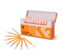 K&F Concept 200-Pack Cleaning Swabs, Individually Wrapped Detail Cleaning Swabs for Camera Viewfinder, Tripod, Keyboard, Printer, PC Case and Narrow Gaps