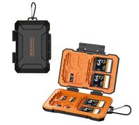 K&F Concept 29 Slot Memory Card Case, Water Resistant CF/SD/XQD/Micro SD/SIM Card Case Holder