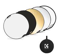 K&F CONCEPT 32"/80CM 5-in-1 Collapsible Light Reflector with Hand Grip