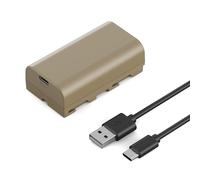 K&F Concept 3500mAh Battery for Sony NP-F550 F970 F570 F750 F770 F950 F960, with USB-C Fast Charging, Replacement Battery Compatible with Sony Camcorders, Monitors, LED Video Lights