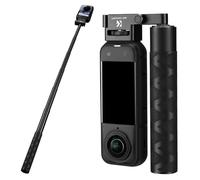 K&F CONCEPT 36" Action Camera Selfie Stick Folding With 1/4" Screw, 92.5cm Aluminum Foldable Extendable Grip for Gopro Osmo Nano Action 6 Cameras Vlog Travel