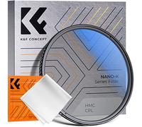 K&F Concept 39MM Polarising Filter Circular Polarizing CPL, Ultra Slim, Japan Optics, Multi Coated, with Cleaning Cloth (Nano-K Series)