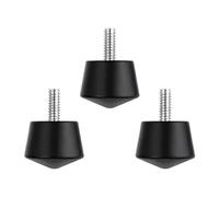K&F Concept 3Pcs Universal Tripod Foot Spikes Set Replacement Parts Compatible with Tripods And Monopods With 1/4 Inch Thread Rubber Anti-Slip Feet