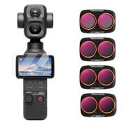 K&F CONCEPT 4-Pack ND/PL Filter Kit Compatible with DJI Osmo Pocket 4P