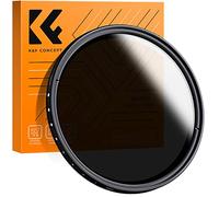 K&F Concept 46mm Variable ND2-ND400 Filters Adjustable Grey Filter Slim Fader ND with Microfibre Cleaning Cloth for Canon Nikon DSLR Camera (Nano-B Series)
