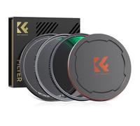 K&F CONCEPT 49mm UV CPL Polarising Filter Set 2X Metal Lens Cap Protection