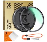 K&F CONCEPT 49MM UV Filter Ultra Definiton 24 Layers Multi Coated Ultraviolet Protection Lens Filter with Lens Cap Cleaning Cloth (Nano-D Series)