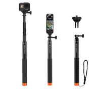 K&F CONCEPT 50"/127cm Carbon Fibre Invisible Selfie Stick for Action Camera