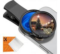 K&F CONCEPT 52mm Clip-on Phone Lens CPL Filter & Starburst Filter Kit for Phones