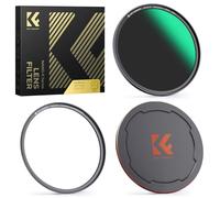 K&F CONCEPT 52mm Magnetic ND64 Filter Kit +Adapter Ring+ Magnetic Lens Cap, Quick Switch Converters Optical Glass Case (Nano-X Series)