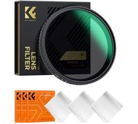 K&F CONCEPT 52mm Variable ND Filter Adjustable Fader Neutral Density ND2 - ND32 Filter, NO Spot X Black X Issue, MRC 28-Layer, Ultra Slim, Waterproof (Nano-X Series)