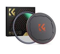 K&F CONCEPT 55mm 1/4 Black Diffusion Filters with Alloy Cap, Black-mist Soft Glow Cine Effect Lens Filter Waterproof (Nano-X Series)