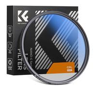 K&F Concept 55MM CPL Digital Filter Multi-Coated Circular Polarising Ultra Slim Screw In Filter MC Polarised Anti-Scratch Anti-Dust Waterproof Compatible With Canon Nikon Sony All DSLR Camera