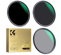 K&F Concept 55MM CPL + ND8 + ND64 Lens Filter Kit, Multi-Coated Circular Polarizing Filter Set MRC Slim Neutral Density Gray Filter (Nano-D Series)