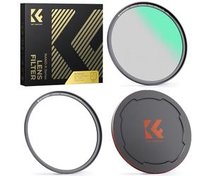 K&F CONCEPT 55mm Magnetic 1/4 Black-Mist Filter with Cap, Soft Black Diffusion Quick Switch Optical Glass for DSLR Cameras (Nano-X Series)