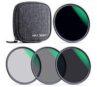 K&F Concept 55mm ND4, ND8, ND64, ND1000 Lens Filter Kit for Camera Lens+ Filter Pouch (Nano-X Series)