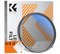 K&F CONCEPT 55MM Polarising Filter Circular Polarizing CPL, Ultra Slim, Japan Optics, Multi Coated (Nano-K Series)