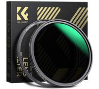 K&F Concept 58mm Magnetic Variable ND8-ND128 Filter (3-7 Stops) + Adapter Ring Kit, Adjustable Neutral Density Filter with 28 Multi-Layer Coatings (Nano-X Series)