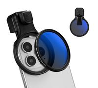 K&F CONCEPT 58mm Press-on CPL Phone Lens Filter Kit, Polarizing Filter Compatible with iPhone17/16/15/14/13/12, 16/15/14/13/12 Pro & Pro Max, Samsung, Phone Camera Attachment for Photography