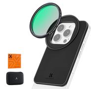 K&F Concept 6.1" Magnetic Phone Filter Mount with 67mm Threaded CPL Phone Filter Adapter Compatible with iPhone16, 15, 14, 13, 12(Pro)
