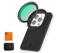 K&F Concept 6.1" Magnetic Phone Filter Mount with 67mm Threaded ND2-32 Filter Phone Adapter Compatible with iPhone 16, 15, 14, 13, 12(Pro)