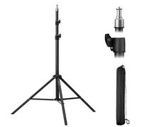 K&F CONCEPT 6.5ft/2m Portable Extendable Photography Light Stand