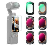 K&F Concept 6-pack Magnetic Filters for Pocket 3- UV, CPL, ND16/PL, ND32/PL, ND64/PL, ND256/PL - Lens Protection Polarizing ND, 28-Layer Coating Optical Glass