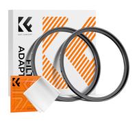 K&F CONCEPT 62mm-67mm Metal Step Up Ring, 62mm to 67mm Aluminum Camera Lens Filter Adapter Ring Filter Adapter Ring for Camera Lenses Hood, Black