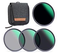 K&F Concept 62mm ND4, ND8, ND64, ND1000 Lens Filter Kit for Camera Lens+ Filter Pouch (Nano-X Series)