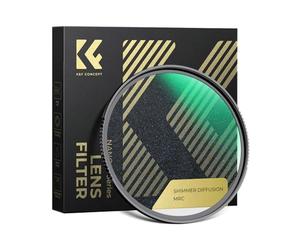 K&F CONCEPT 62mm Shimmer Diffusion 1 Filter Glimmer Effect Multi Coating Optia lass Lens Filters (Nano-X Series)