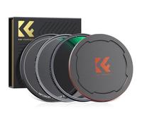K&F Concept 62mm UV CPL Filter Kit with Metal Caps, Nano-X Circular Polarizing (CPL) Lens Filter Cover Waterproof Multi-coated
